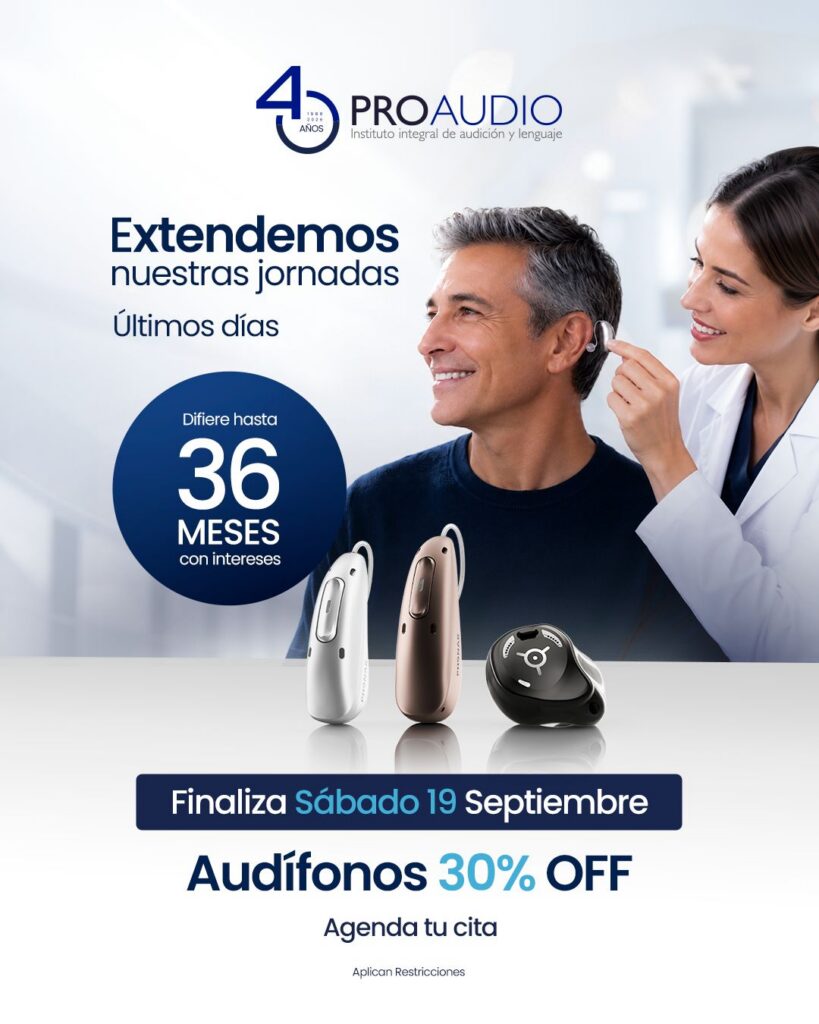 Se extendieron las Jornadas Auditivas hasta el 19 de septiembre. Aprovecha últimos días